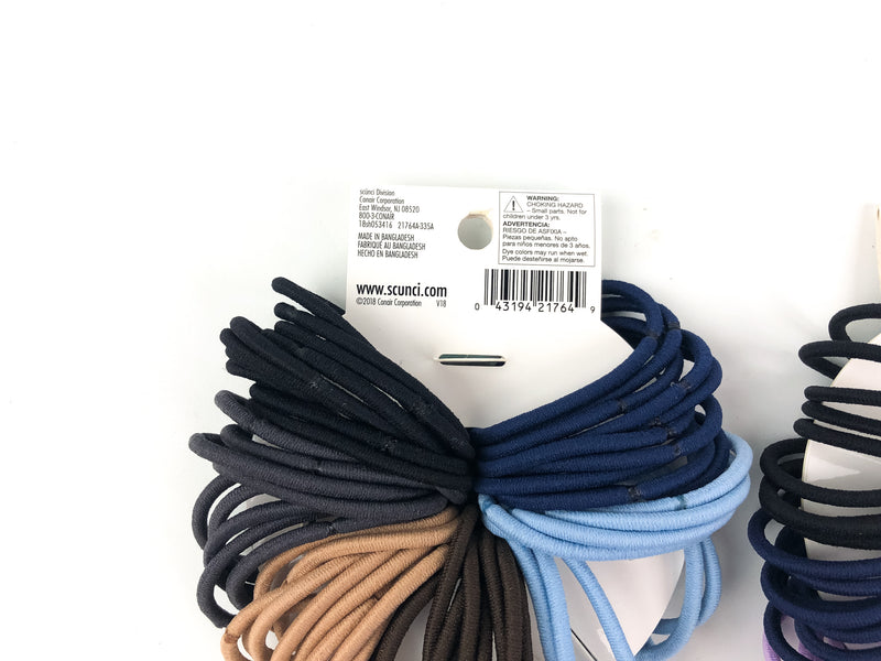 120-PK Scunci No Damage Ponytail Holder Elastics Rubber Bands U Got This 12035