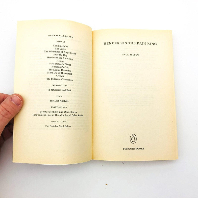 Henderson The Rain King Paperback Saul Bellow 1976 American Millionaire Africa 6