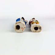 Occupied Japan Colonial Victorian Soldier Men w/ Instruments 5 Inches 5