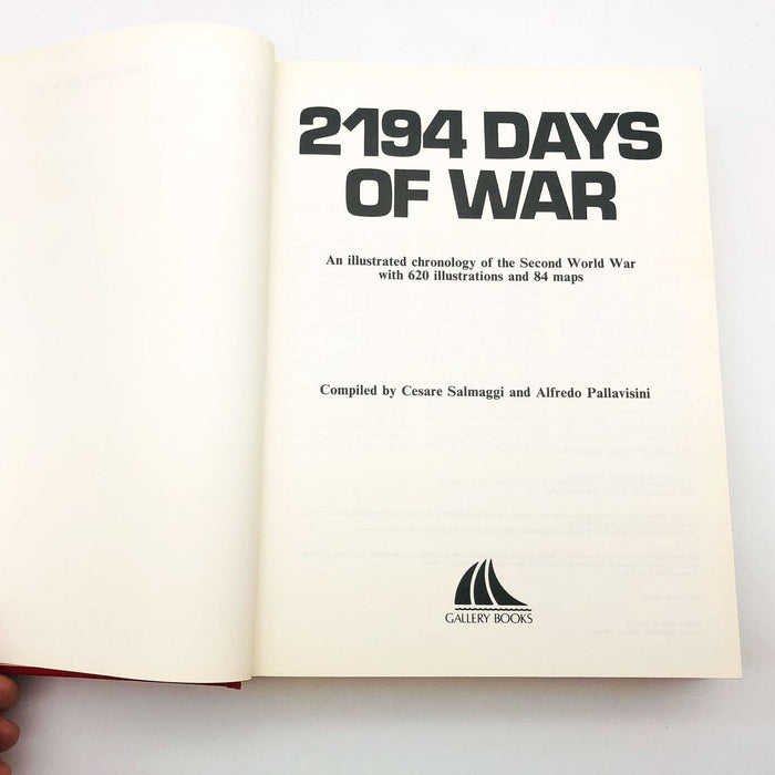 2194 Days Of War Hardcover Cesare Salmaggi 1977 1st Edition WW2 Photographs 7