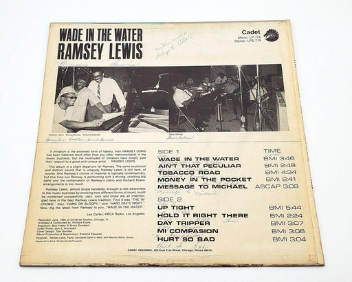 Ramsey Lewis Wade In The Water 33 RPM LP Record Cadet 1966 LPS-774 2
