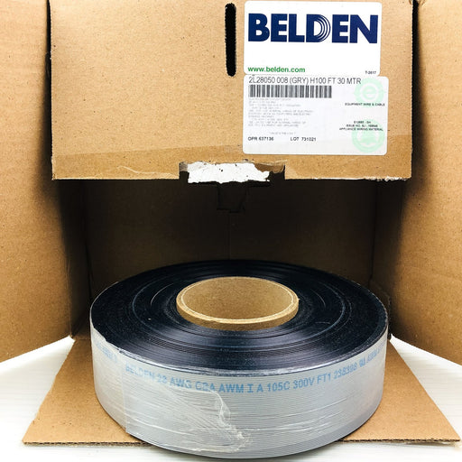 Flat Ribbon Cable 28 AWG 50C 100ft Belden 2L28050 008 Appliance Wiring Material 1