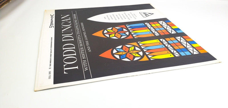 Todd Duncan And The Gospel Singers 33 RPM LP Record Sutton SSU 285 3