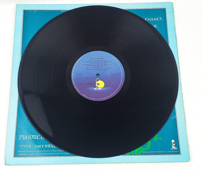 Steve Winwood Arc Of A Diver Record 33 RPM LP ILPS 9576 Island Records 1980 4