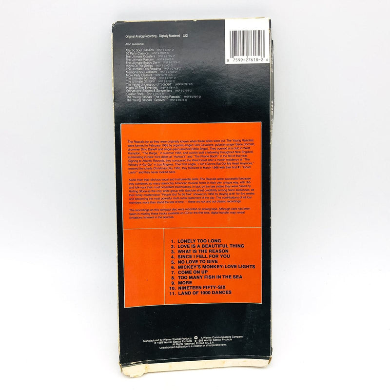 The Young Rascals Collections Music CD 1988 Long Box Longbox Empty No CD 2