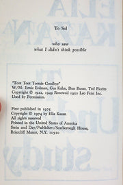 The Understudy Elia Kazan 1975 Stein & Day First Edition Hardcover 6