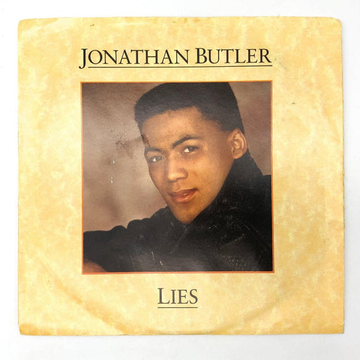 Jonathan Butler Lies Record 45 RPM Single 1038-7-J Jive 1987 Picture Sleeve 7" 1
