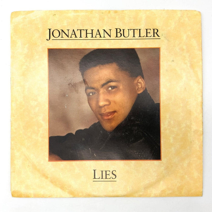 Jonathan Butler Lies Record 45 RPM Single 1038-7-J Jive 1987 Picture Sleeve 7" 1