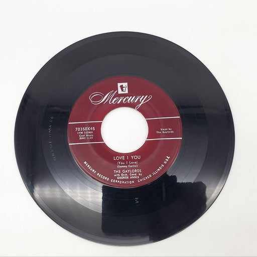 The Gaylords Isle Of Capri Single Record Mercury 1958 70350-x45 2