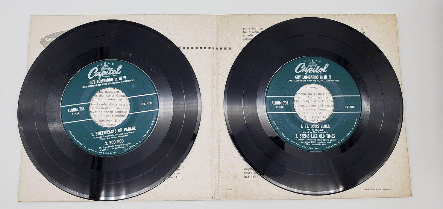 Guy Lombardo In Hi-Fi Parts 2&3 45 RPM 2x EP Record Capitol Records 1956 5