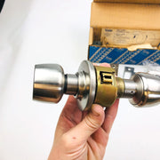 Yale Privacy Door Knob Locking 5302 Brandywine 378N US32D Polished SS New NOS 7