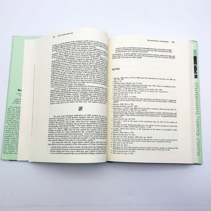 New Lamps For Old Hardcover George W. Knepper 1970 Urban Higher Education Akron 9