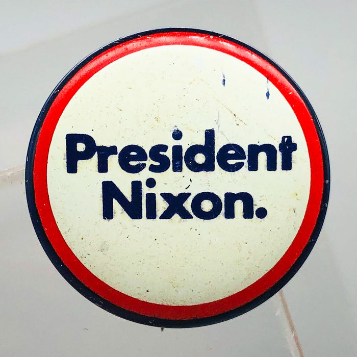 President Nixon Button 1" Pin Presidential Political Campaign Red White Blue 6