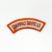 Boy Scouts of America Patch 1993 Spring Camporee Shoulder Blue Orange 2