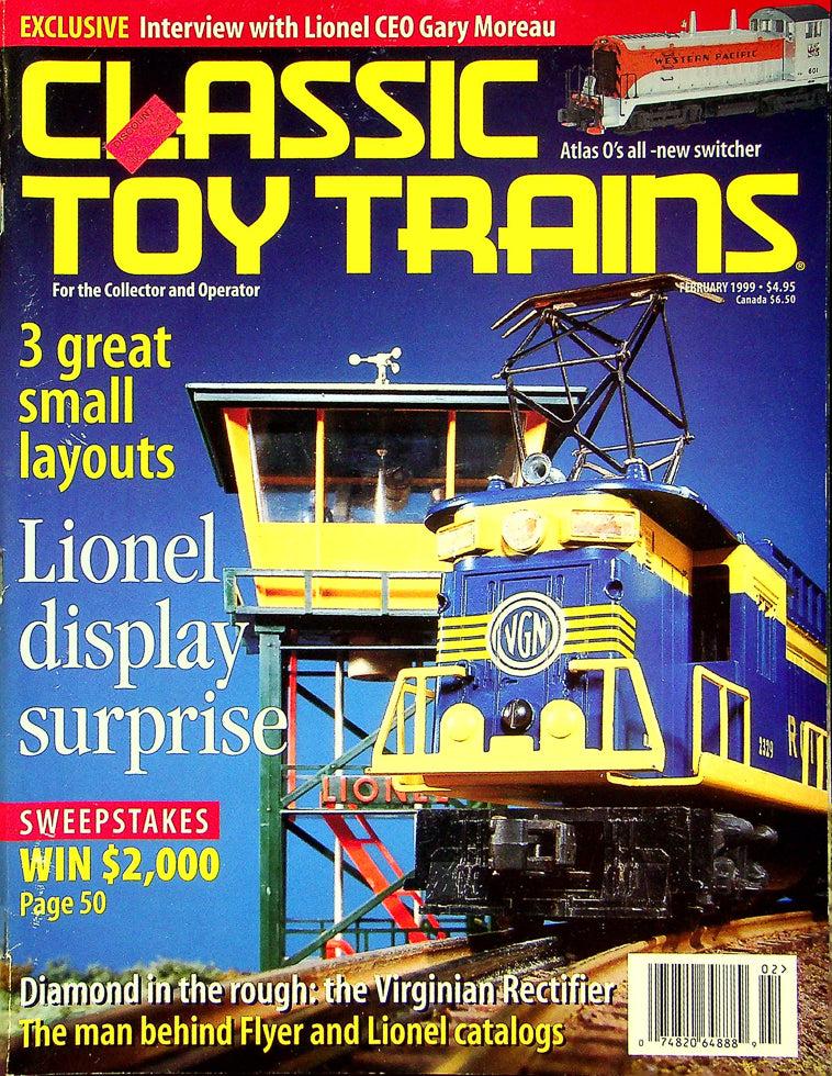Classic Toy Trains Magazine February 1999 Vol 12 No 2 Lionel Display Surprise