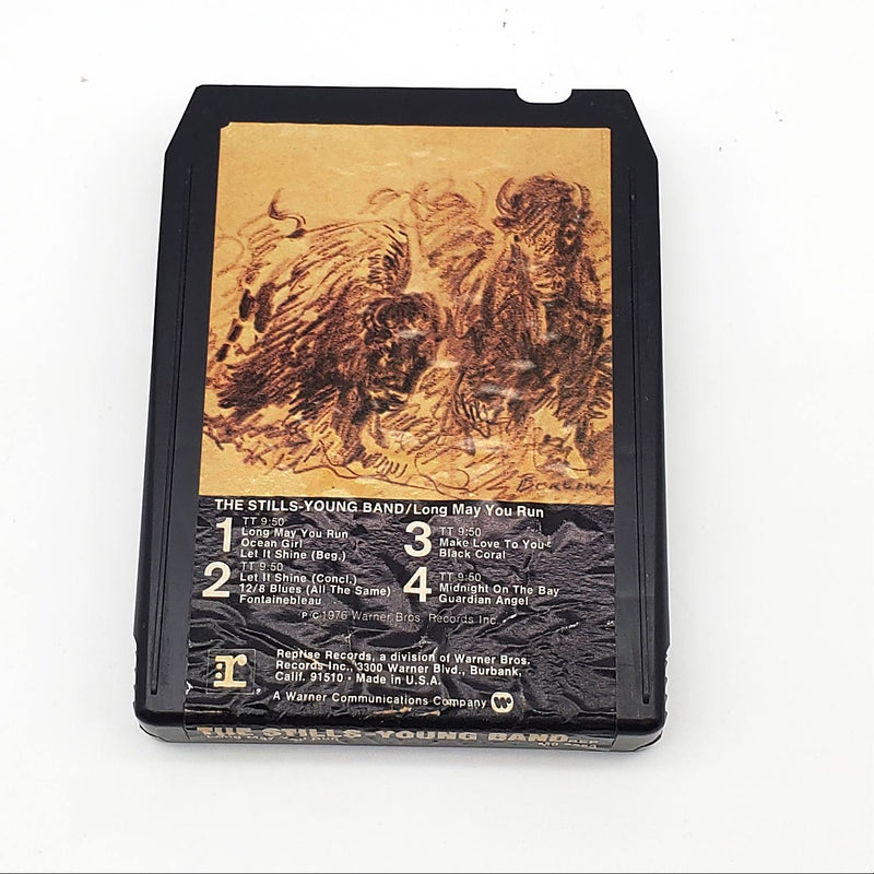 The Stills-Young Band Long May You Run 8-Track Tape Album Reprise Records 1976