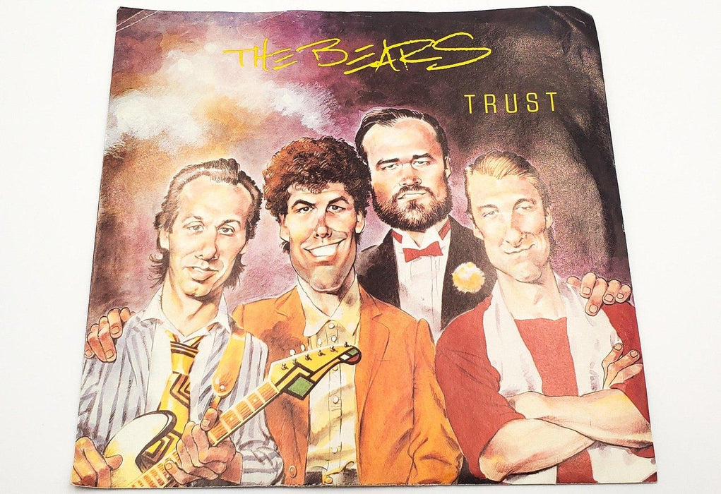 The Bears Trust Mix 106 Record 45 RPM Single Primitive Man 1985 Promo 1