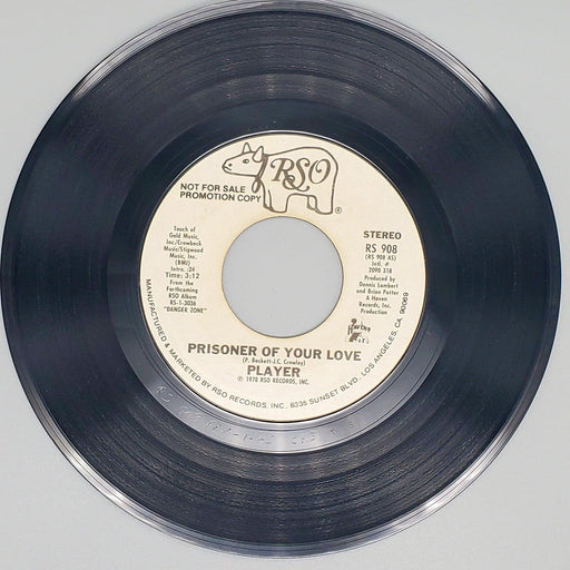 Player Prisoner Of Your Love Record 45 RPM Single RS 908 RSO 1978 Promo 2