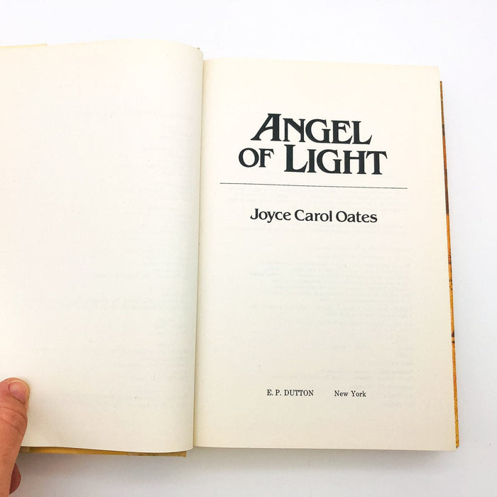 Angel Of Light HC Joyce Carol Oates 1981 Politics Family Suicide 1st Edition 8