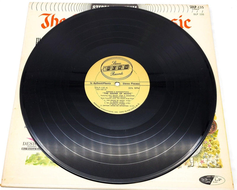 Rodgers & Hammerstein The Sound Of Music 33 RPM LP Record Design 5