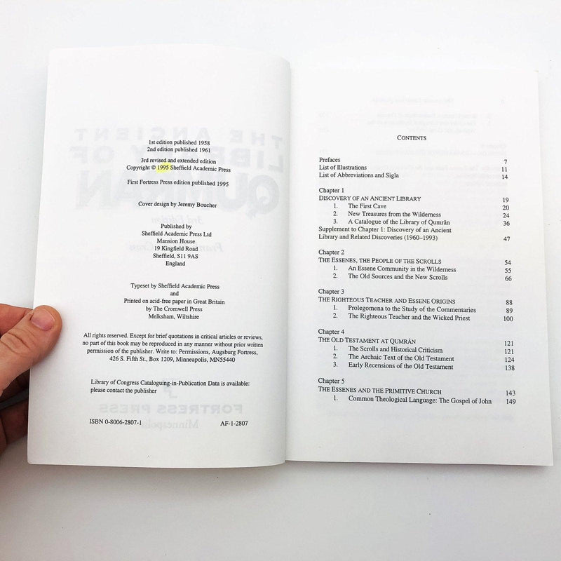 The Ancient Library Of Qumran Paperback Frank Moore Cross 1995 Scrolls History 7