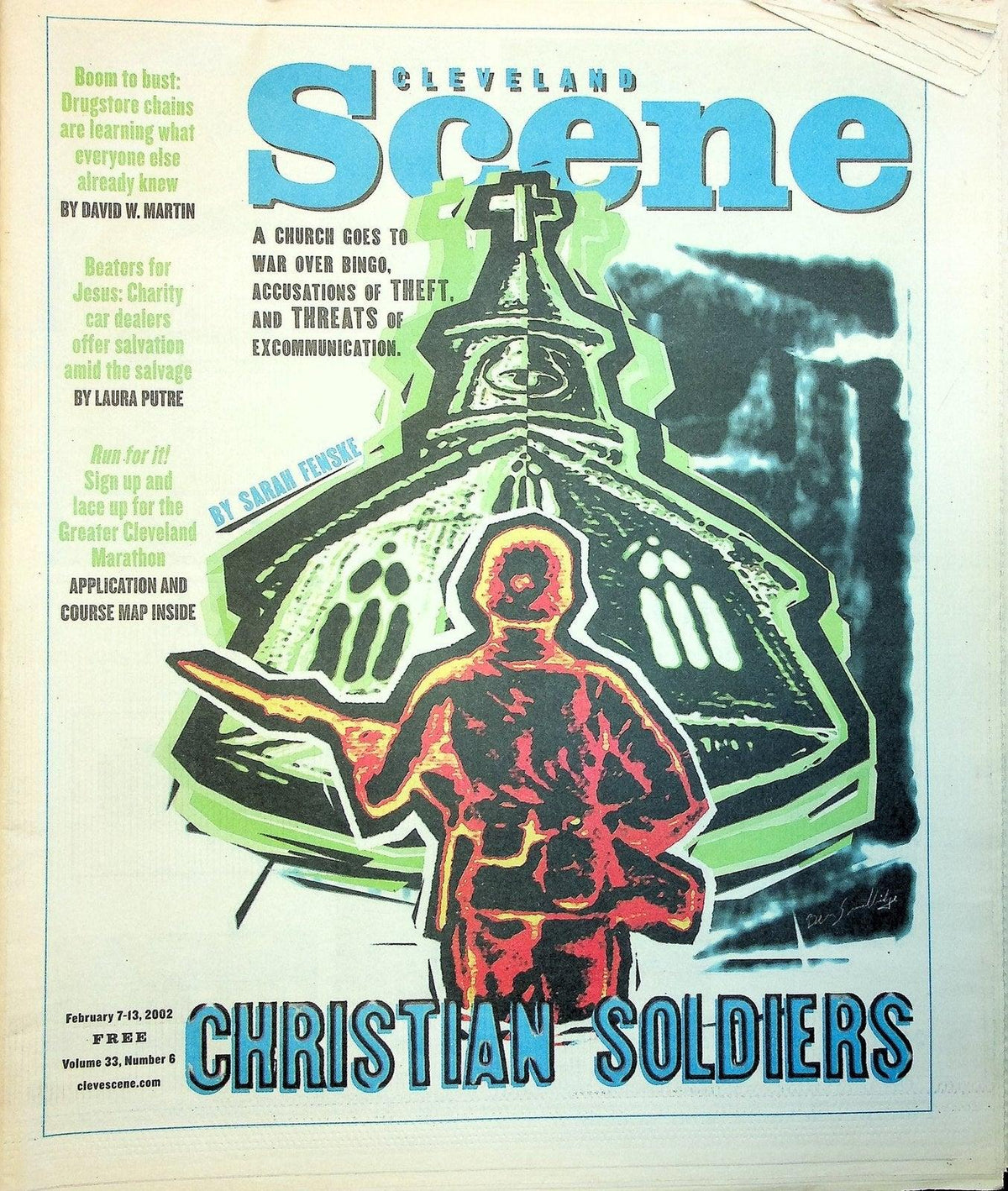 Scene Magazine Cleveland Scene Magazine February 2002 No 6 Scam Carnage Underground M ...