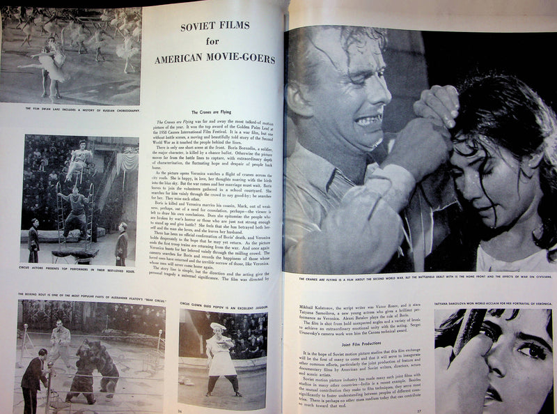 USSR Magazine 1959 Seven Year Plan Soviet Republic Chess Champion Bear Circus 7