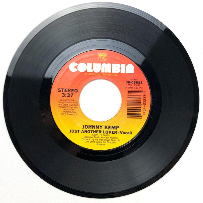 Johnny Kemp 45 RPM 7" Single Just Another Lover + Instrumental Columbia 1986 3
