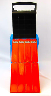 Hot Wheels Carrying Case Neat-Oh Racing Battle With Extra Track Connectors USED 8