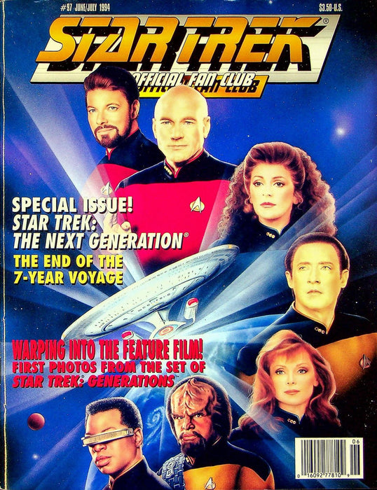 Star Trek Official Fan Club Magazine 1994 # 97 Next Generation Finale 1