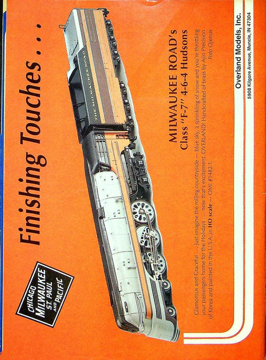 Railroad Model Craftsman Magazine December 1988 Vol 57 No 7 Modeling Snow