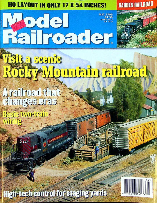 Model Railroader Magazine May 1999 Vol 66 No 5 Rockey Mountain Railroad