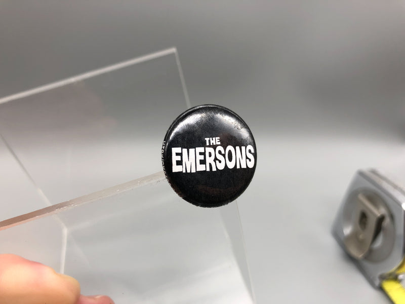 Vintage The Emersons Pop Punk Band Button Rochester New York Music Scene