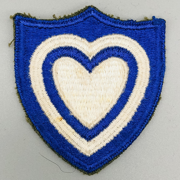 WW2 24th Army Corps Patch Heart Pacific Theater Philippine Liberation No Glow