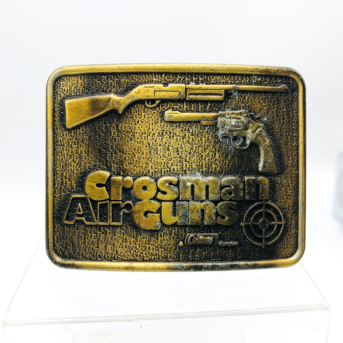 Vintage Crosman Air Guns Belt Buckle Century Canada BB Pellet Gun