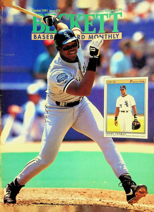 Beckett Baseball Magazine Oct 1991 # 79 Frank Thomas White Sox Dave Winfield 2 1