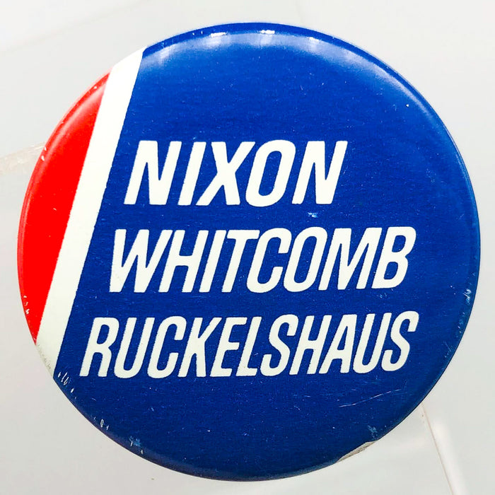 Nixon Whitcomb Ruckelshaus Button 1.25" Presidential Campaign Political 6