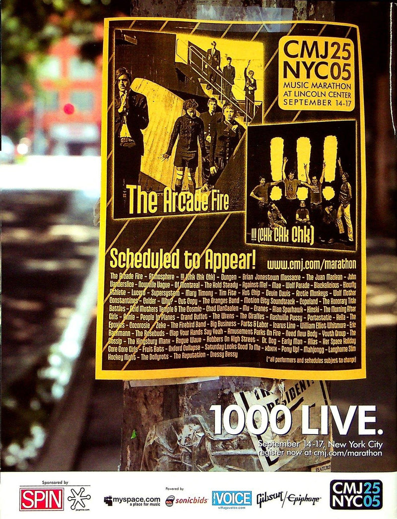 Hyperactive Music Magazine Sep & Oct 2005 Fall Out Boym The Eyeliners, Aquabots 3