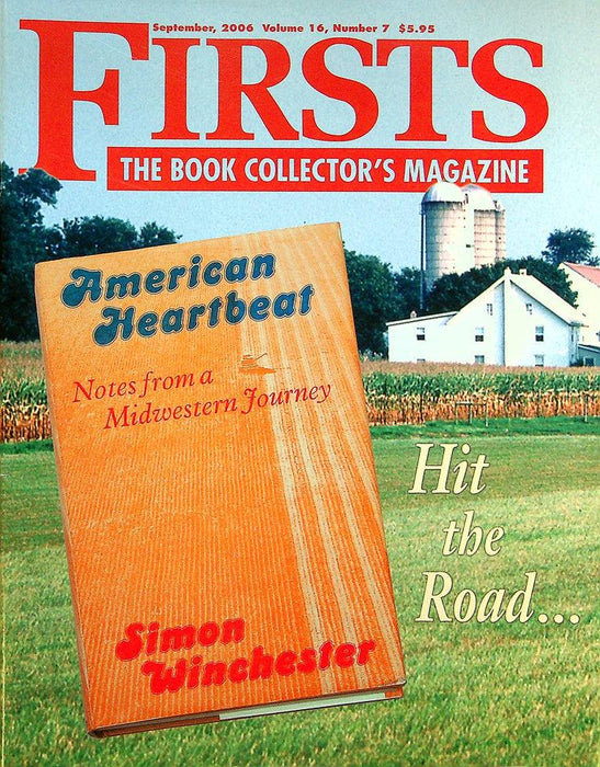 Firsts Magazine September 2006 Vol 16 No 7 Simon Winchester