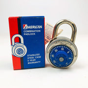 Vintage American Lock Company Combination Padlock Combo Model 400 New Old Stock 8