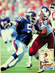 Beckett Football Magazine July 1990 # 5 Andre Ware Heisman Lawrence Taylor 4