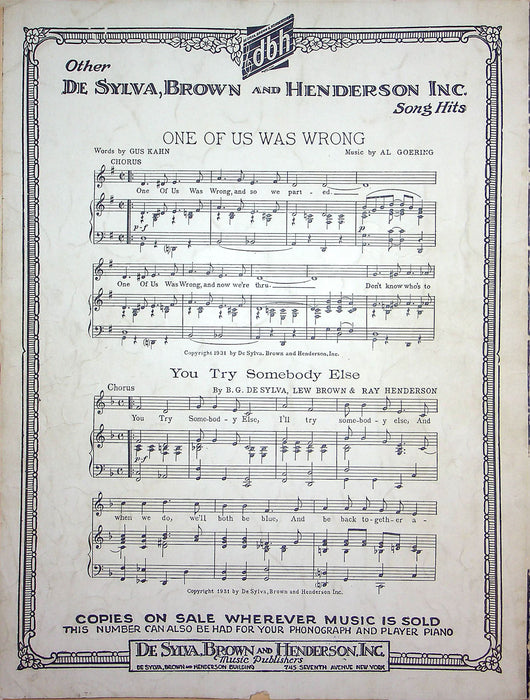 Sheet Music Where The Blue Of The Night Meets The Gold Of The Day Bing Crosby 3