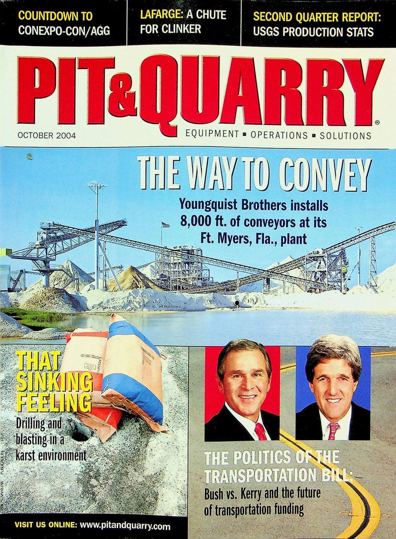 Pit&Quarry Magazine October 2004 Vol 97 # 4 The Way to Convey