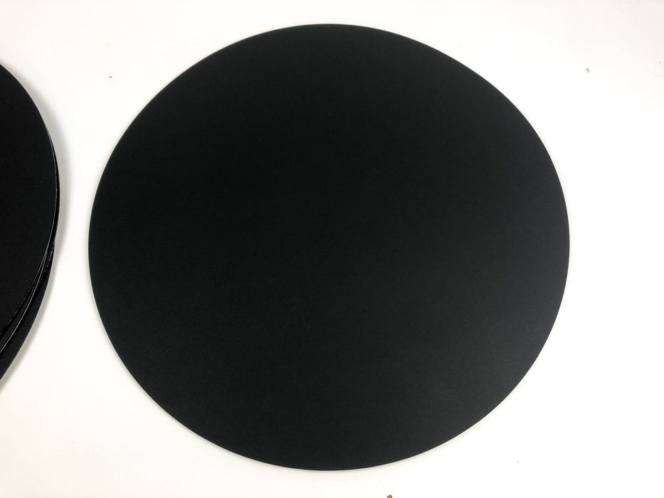 5PK Black Acrylic Circle Discs Round Plexiglas Laser Cut Sheet 16" Diameter 3