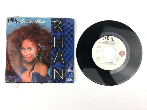 Chaka Khan This is My Night / Caught in the Act 45 RPM 7" Single Record 1984 1