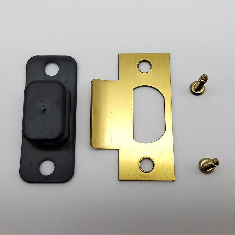 5x Schlage Door Strike 10-001 w/ Dust Box Bright Brass 605 NOS