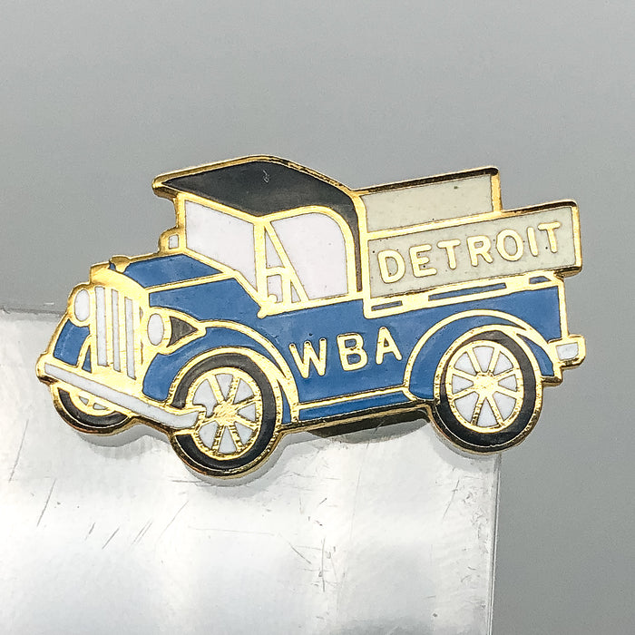 Womens Bowling Association Lapel Pin Pinback Detroit DWBA Michagin Ford Truck