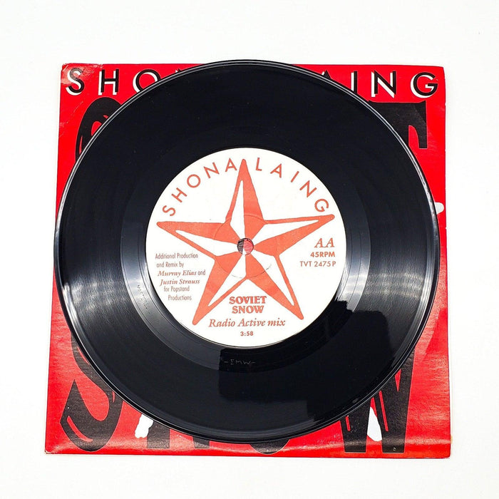 Shona Laing Soviet Snow 45 RPM Single Record TVT Records 1987 TVT 2475P 3