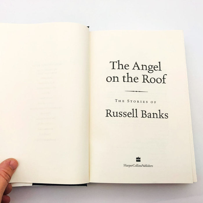 The Angels On The Roof HC Russell Banks 2000 Ironic Short Stories 1st Edition 7