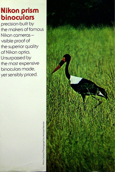 1976 Nikon 3x Theatre & Sports Binoculars Brochure Ultra-Compact